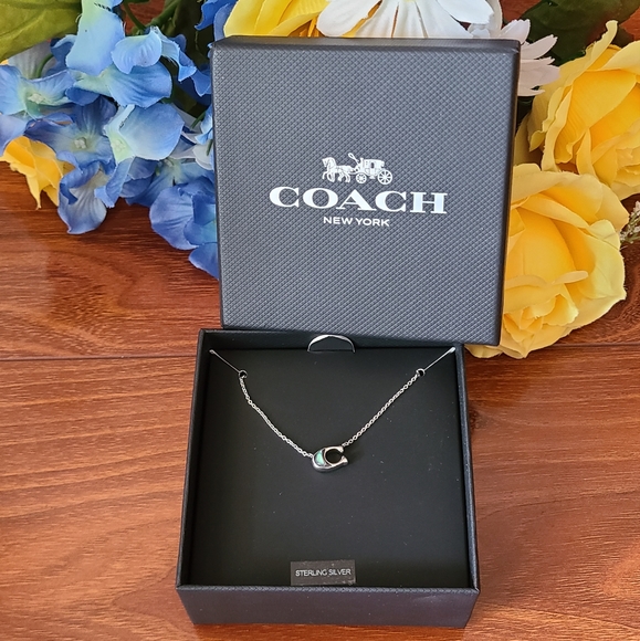 Coach Sterling Silver Necklace - Picture 2 of 9